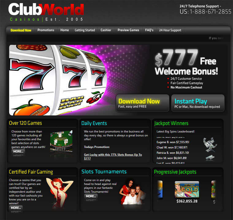 club world casino review