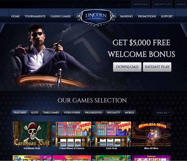 lincoln slots casino mobile